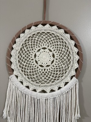 Dream Catcher with Macrame Design Wall Hanging Home Decor Boho