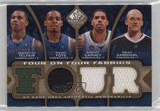 2009 SP Game Used Level 1 36/65 Sebastian Telfair Randy Foye Rodney Carney 16uo