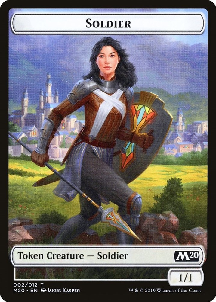 Soldier Token - 2 - LP- Core Set 2020