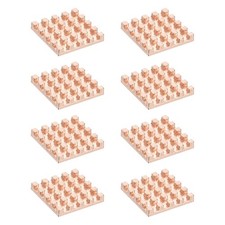 8 Pcs Copper Heatsink 13x13x2mm, Heat Sink Cooler Radiator for