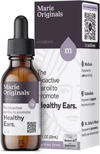 Natural Ear Oil Drops | Mullein Garlic Oil Ear Drops for Infection Prevention, H