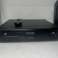 Philips Magnavox CDC-735 5-Disc Carousel CD Changer with Remote - TESTED