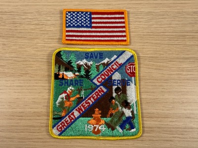 Pfadfinder BSA 1974 Great Western California SSS CP Jubiläum Rat Patch