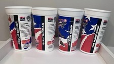 Lot of 4 McDonalds Dream Team II Basketball Cups - Kemp Thomas Miller Hardaway