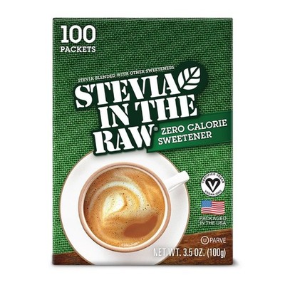 Stevia In The Raw Plant-Based Zero Calorie Sweetener Packets(100 ct.