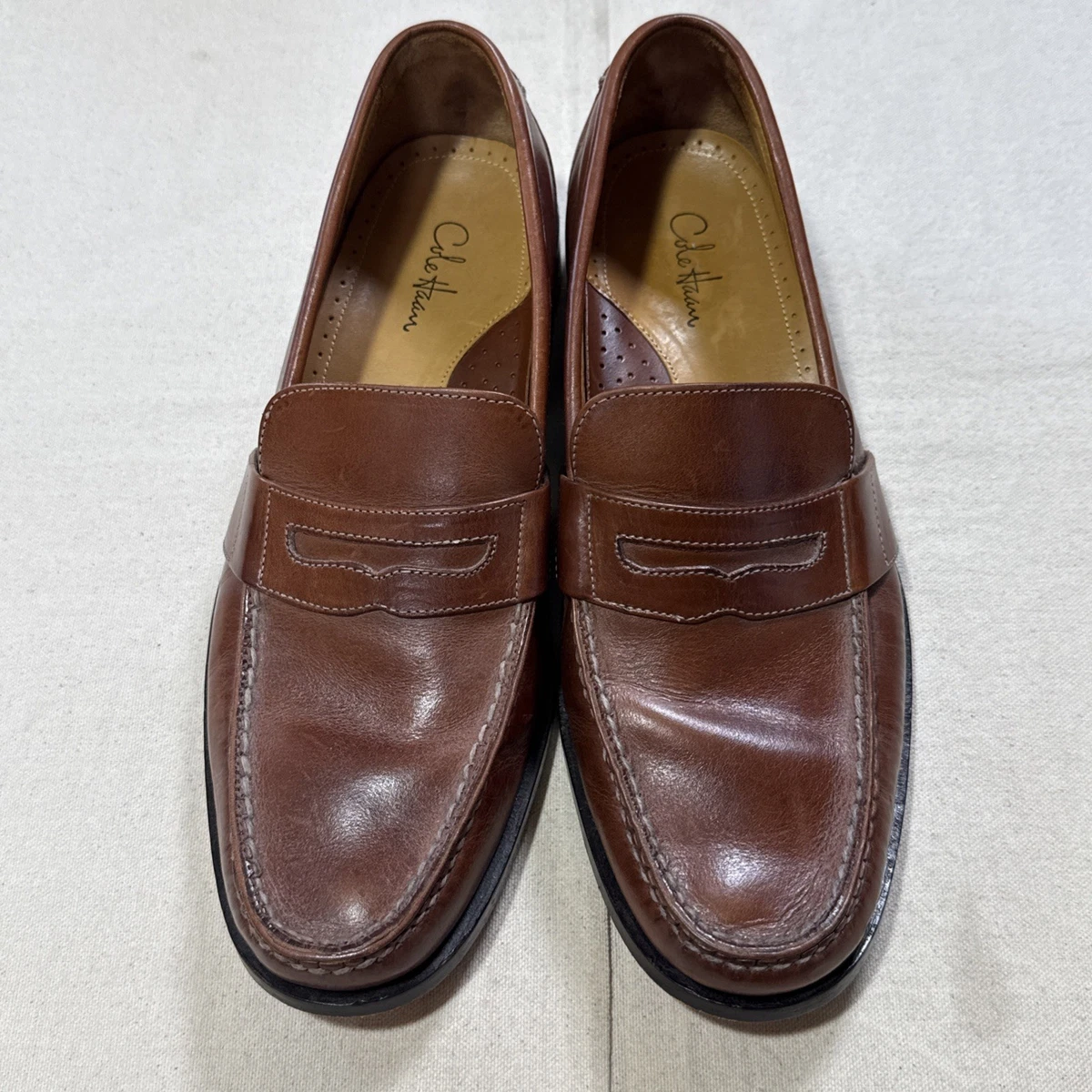 Cole Haan Pinch Prep Penny Loafer Scotch Brown Leather Mens 10.5M NEW Cole Haan Men main image 4