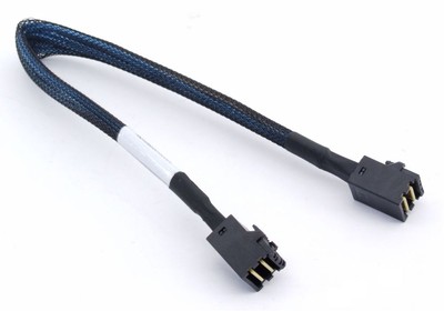 25cm Mini-SAS HD Cable Kabel SFF-8643 straight 14022-00260100 P37TTSL00250-6