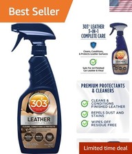 Leather Protection Spray - Cleans, Conditions Repels Stains - 16 Fl. Oz.