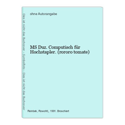 MS Duz. Computisch für Hochstapler. (rororo tomate)