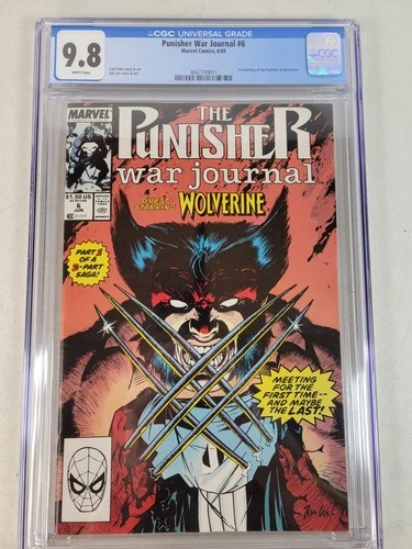 The Punisher War Journal #6 (Marvel Comics June 1989) CGC-Grade 9.8