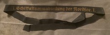 WWII WW2 KRIEGSMARINE WEHRMACHT MILITARY GERMAN NAVY NAVAL CAP TALLY RIBBON
