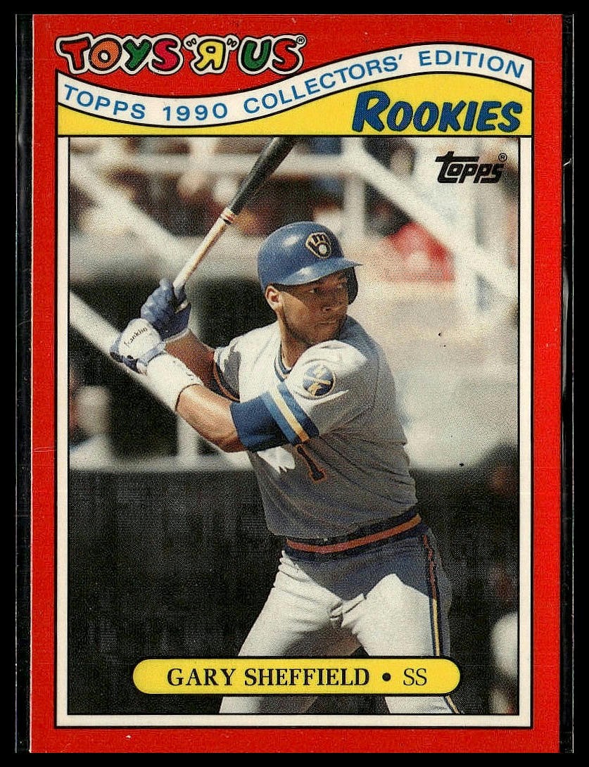 Gary Sheffield *ROOKIE CARD* (RC) 1990 Topps Toys 