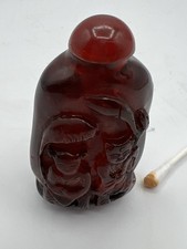 古董中国红色鼻烟壶1850-1899 | eBay