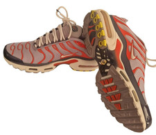 Nike Air Max Plus Herren Sneaker Grau / Rot / Blau Gr. 44 UK 9 US 10