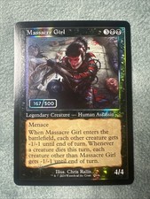 Massacre Girl - Foil - Retro Frame - Ravnica Remastered Serialized 167/500