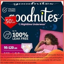 Goodnites Girls Nighttime Bedwetting Disposable Underwear - Size XL - 28 ct