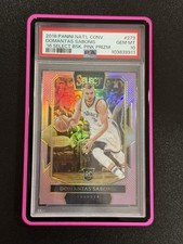 2016-17 Panini Select Courtside Domantas Sabonis Pink Prizm RC #273 /15 PSA 10