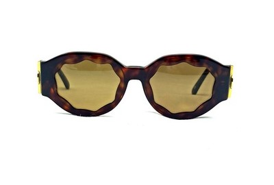 RARE GIANNI VERSACE SUNGLASSES VINTAGE MOD. S13 90s OWL-EYE THICK RARE GIANNI VERSACE SUNGLASSES VINTAGE MOD. S13 90s OWL-EYE THICK