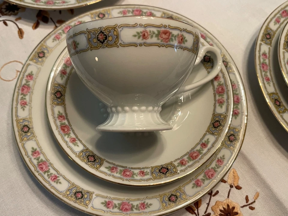 Porzellan altes Kaffee-/Teeservice PMR Bavaria Jäger & Co - Bild 2 von 4