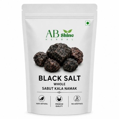 Indian Premium Black Salt Whole Sabut Kala Namak 100gms-1000gms FREE SHIP