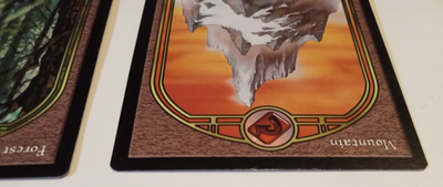MTG Unglued Full Art Land Lot 1998 Forest x1 Mountain x1 Light