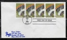 1¢ WONDER'S ~ US FDC 25¢ SHOSHONE INDIAN HEADDRESS BOOKLET PANE 1990 ~ D381