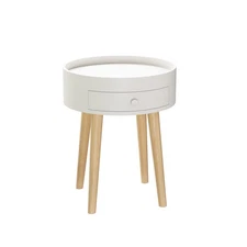 Nightstand Table Storage Drawer Bedside Table Sofa Side Coffee Table Living Room