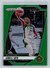 2024 Panini Prizm WNBA #49 Jewell Loyd Green Prizms