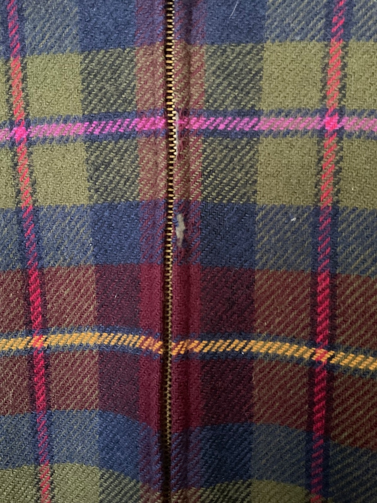 Pendleton Vintage Wool Zipfront Jacket Purple Pla… - image 2