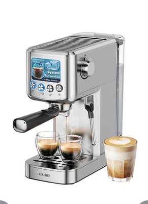 XIXUBX Espresso Machine 20 Bar With Milk Frother