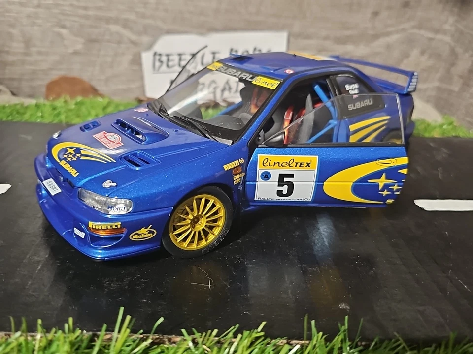 Autoart 89992 - Subaru Impreza WRC Monte Carlo Rally Burns Reid 1:18 Diecast Car - Image 2 of 4