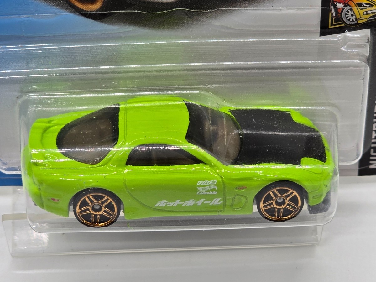 2018 HOT WHEELS 95 MAZDA RX-7 4/10 NIGHTBURNERZ 141/365 GREEN | eBay