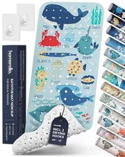 Bathtub Mat Non Slip Kids 40x16 Baby Bath Mat Non Slip Anti Mold