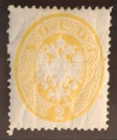 1863 ANK 14 gelb 2 Soldi ungebraucht KW 115, -