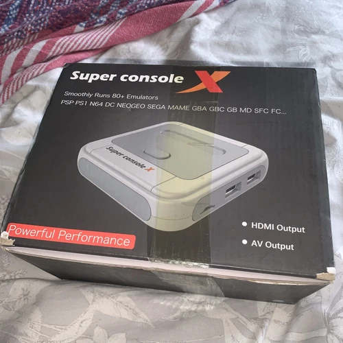 Game Box Super Console X Retro Videospielkonsole - 2 Controller