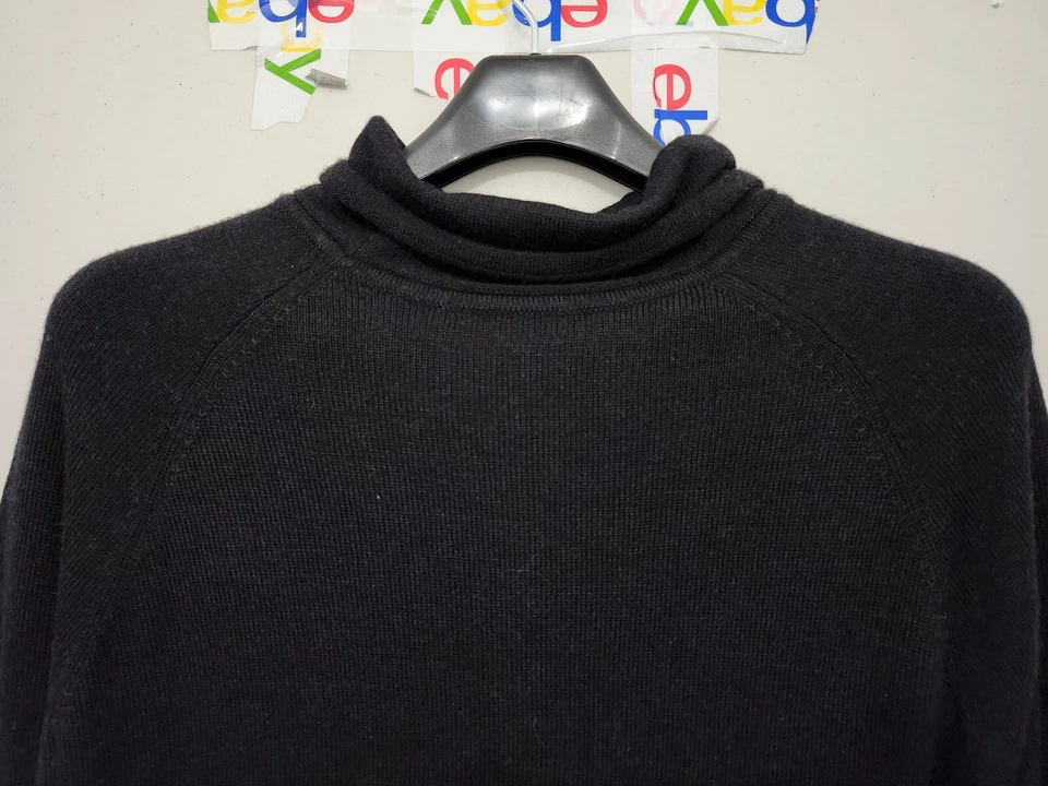 Vestido para mujer Carve Designs S suéter mezcla de lana manga larga simulado embudo pesado Foto 3 de 4