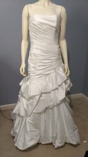 Beautiful wedding dresses size 10 draped