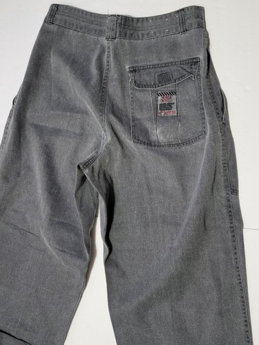 Pantalones de control de aire fuera de servicio Bugle Boy años 80 vintage para hombre 30M - Imagen 2 de 7