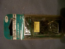 UPHOSTERY TACKS 2 X 1/4 O4453 PARTLY OPEN AND SOME USED OUT OF NEW CASE