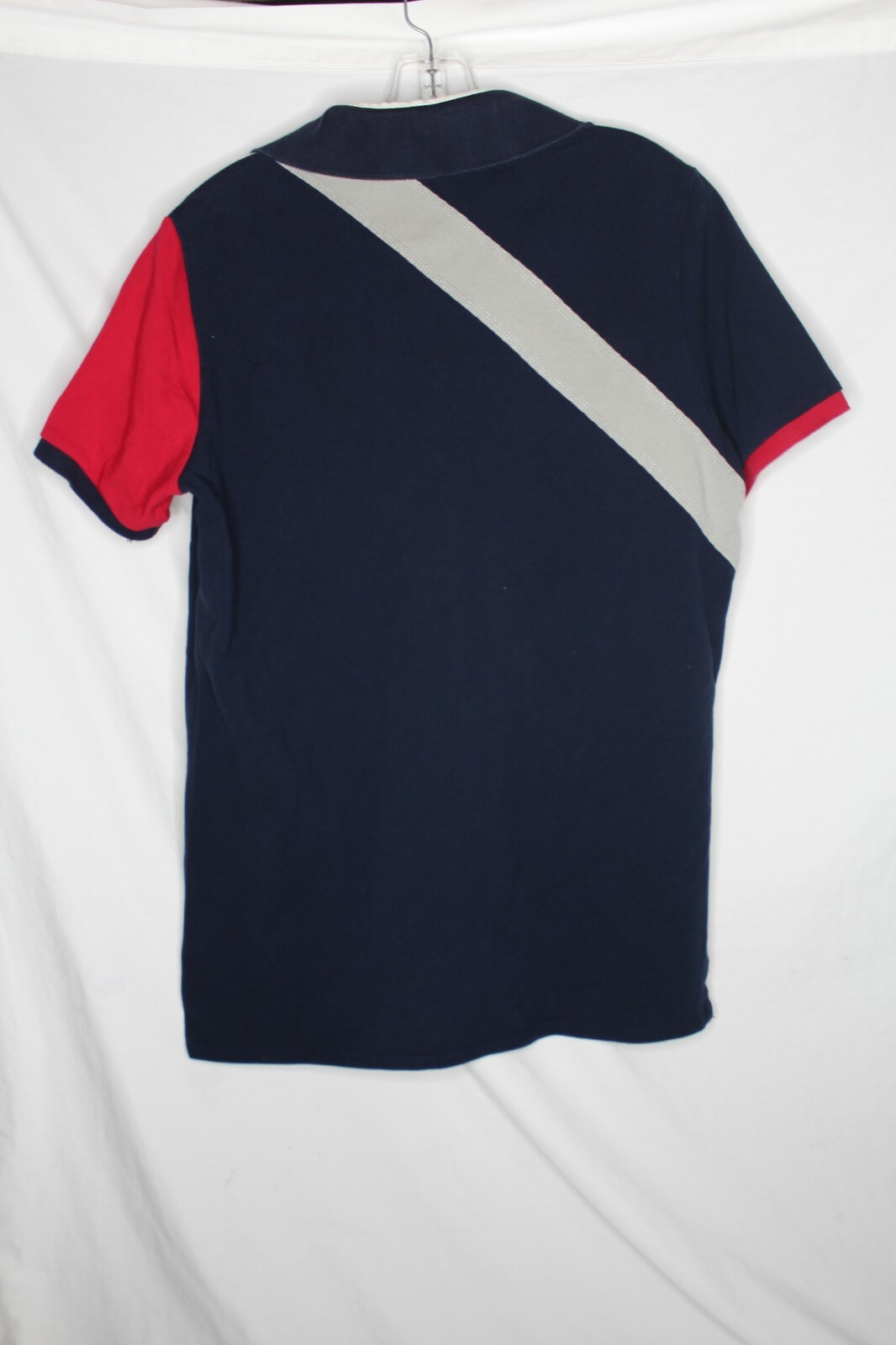 Polo vintage color block grande emblema pony camicia x grande anni 90? Etichetta in tessuto