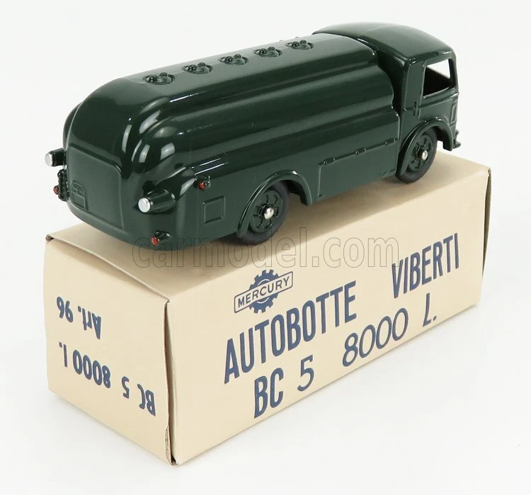 MODELLINO CAMION STATICO VIBERTI AUTOBOTTE BC5 8000L TANKER TRUCK 1940 1/48 - Immagine 2 di 4