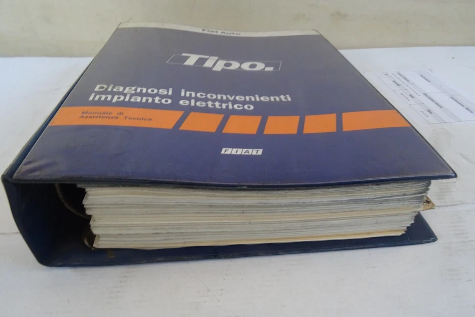 manuale officina Fiat Tipo Digit diagnosi inconvenienti impianto elettrico 1987 - Immagine 2 di 4