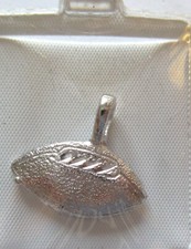 Fashion Pendant/Charm- FOOTBALLL- silver color- pretty detail