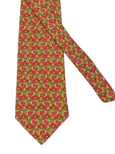 1105 ) BROOKS BROTHERS MEN'S TIE 100% SILK MADE IN USA