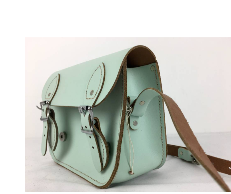 The Leather Satchel Co. Light Green Small Crossbody Bag New F2 eBay