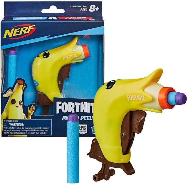 2pack NERF Fortnite Micro Peely Mini Dart Firing Blaster W/ 2 Darts for sale online | eBay