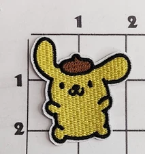 Pompompuri SANRIO Kawaii Jumping for Joy Embroidered Applique  Iron On Patch