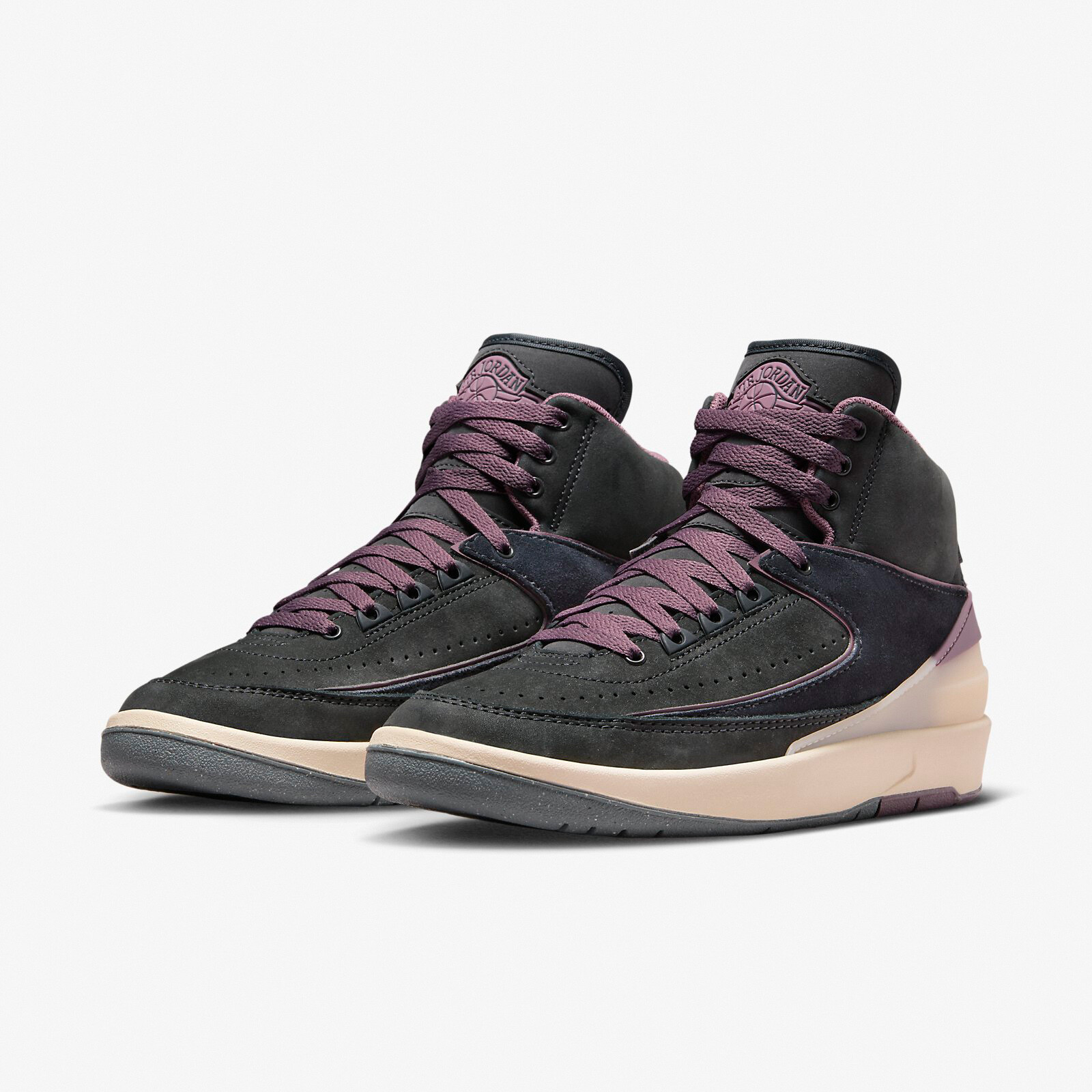 Nike Wmns Air Jordan 2 Retro AJ2 Off Noir Mauve Женские унисекс Повседневные DX4400-005