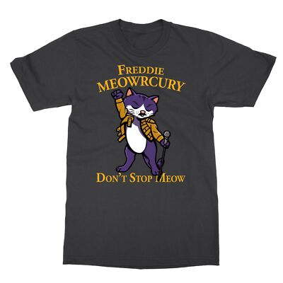 Freddie Meowrcury Don�t Stop Meow Men's T-Shirt