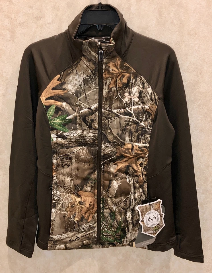 Chaqueta de Caza Under Armour Temporada Híbrida Realtree Edge Camuflada Para Mujer Talla XL Foto 2 de 4
